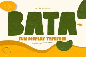 Bata – Display Fun Font