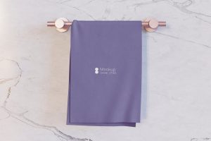 Bath Towel Mockup