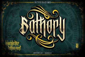 Bathory – Blackletter font