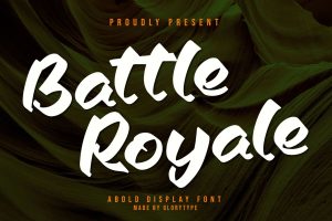 Battle Royale Bold Display Font