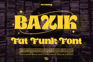 Baxik – Fat Funk Font