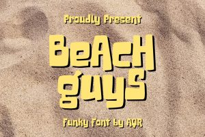 Beach Guys – Funky Font