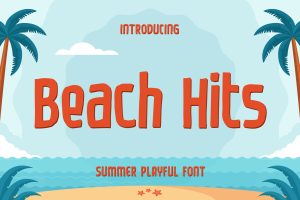 Beach Hits – Summer Playful Font