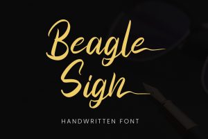 Beagle Sign – Signature Font