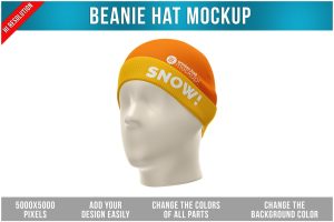 Beanie Hat Mockup