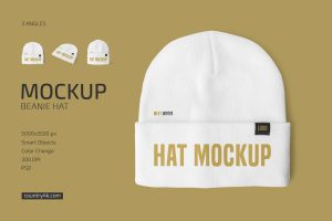 Beanie Hat Mockup Set