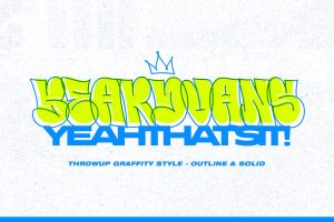 Beardvans – Modern Bubble / Balloon Graffiti Font
