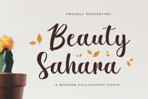 Beauty Sahara – Calligraphy Font