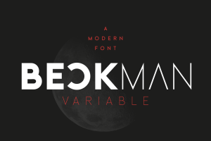 Beckman Variable Font