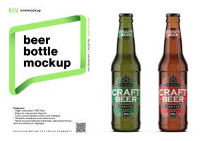 Beer Bottle Mockup