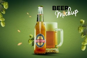 Beer Bottle Mockup