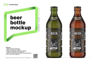 Beer Bottle Mockup