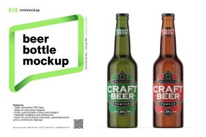 Beer Bottle Mockup