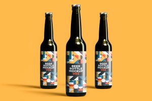 Beer Bottle Mockup 002