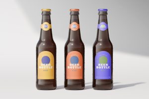 Beer Bottle Mockup 2