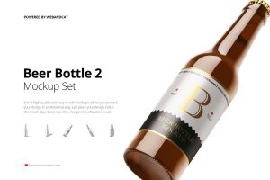 Beer Bottle Mockup 2