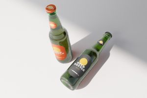 Beer Bottle Mockup 3