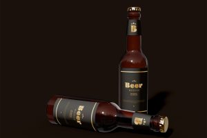 Beer Bottles Mockup