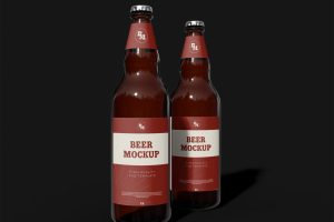 Beer Bottles Mockup