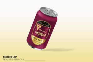 Beer Can Mockup