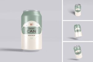 Beer Can Mockup