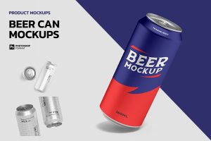 Beer Can Mockups