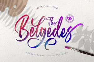 Belgedes – Hand Lettered Font