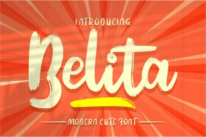 Belita | Modern Cute Font