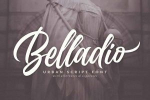 Belladio – Urban Script Font