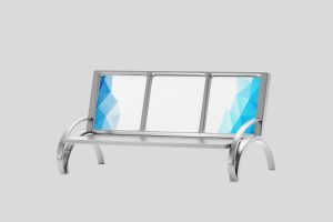 Bench Advertising Mockup