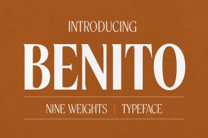 Benito – Timeless Typeface