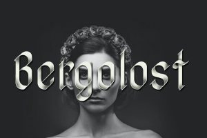Bergolost Black Letter Typeface