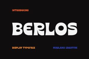Berlos Experimental Display Font
