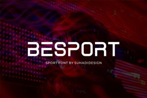 Besport – Sport logo font