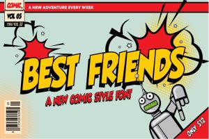 Best Friends Comic Font