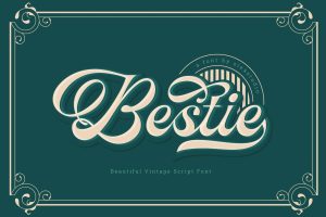 Bestie – Vintage Script