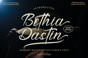 Bethia Dastin – Modern Handwritten Script