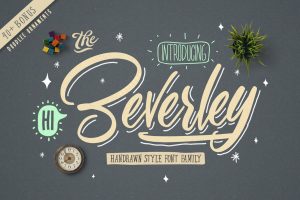 Beverley Font Family  (Extra Bonus)