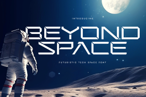 Beyond Space – Futuristic Tech Space Font