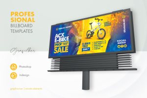 Bicyle Sales Billboard Templates