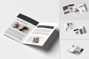 Bifold A4 Mockup