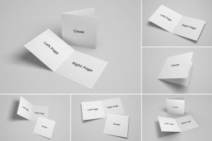 Bifold Brochure/Greeting Card Mockup