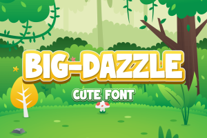 BIG DAZZLE – Cute Font