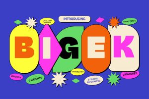 Bigek -Y2K Chunky Pop Retro Gen Z Big Comic Square