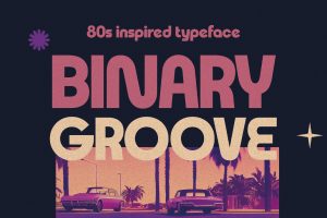 Binary Groove – 80s Inspired Font