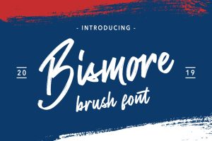 Bismore – Brush Font