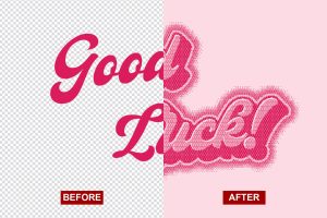 Bitmap Text Effect
