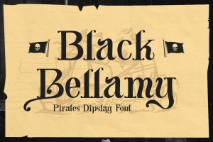 Black Bellamy – Pirates Display Font