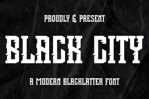 BLACK CITY FONT