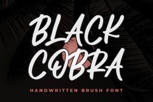 Black Cobra – Urban Lettering Font